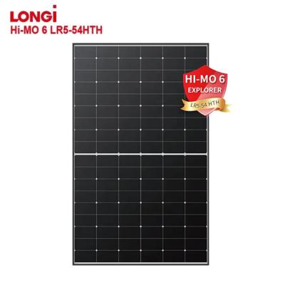 China Residencial in Longi Explorer LR5-54HTH 415W 420W 430W Hi-Mo 6 Current Mono Solar Panel for Solar System with Black Frame for sale