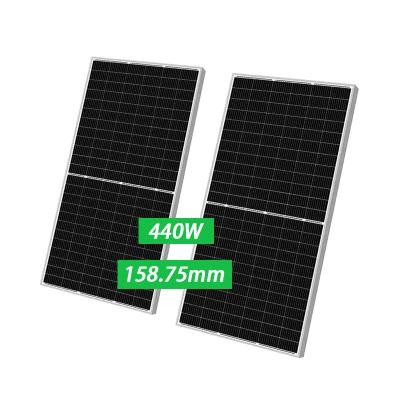 China High Efficient Mono Photovoltaic Solar Panels 450w 480W 500w Home Commercial Solar System 440 Watt Solar Panels Black for sale