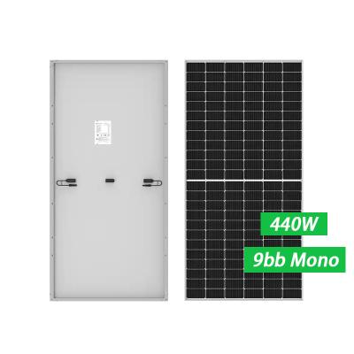 China Good Price Home Commercial Square Rack Solar Panel Solar System Panel For Sale 440w 450w 158.75mm Mono for sale