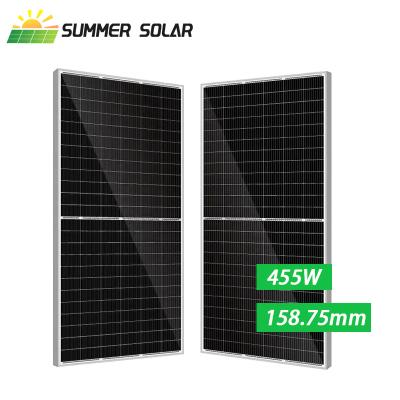 China Newest Technology Home Solar Photovoltaic Panels Module Half Power PV Cells 435w 440w 450w 455Watt 9bb Solar Panel OEM for sale