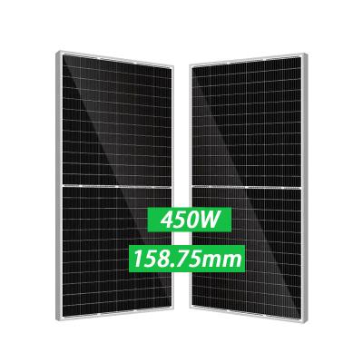 China Summer System Solar Panels 450w Half Solar Panel 435w 440w 445w 450w 455w Solar Power Cells Suitable For Home Solar System for sale