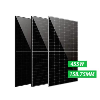 China Home Commercial Solar System 440w 455w Pile Factory Mono Solar Panel Price Half Cut Solar Panels PV Panels for sale