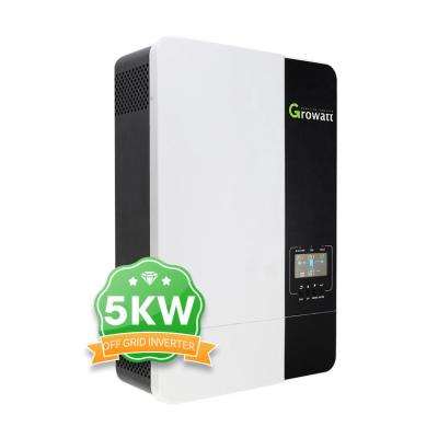 China Max 6 Units In Parallel Growatt Off Grid Energy Storage Inverter 3kw 5kw Solar Inverter 3000w 5000w DC At Mppt Solar AC Inverter Factory Price for sale