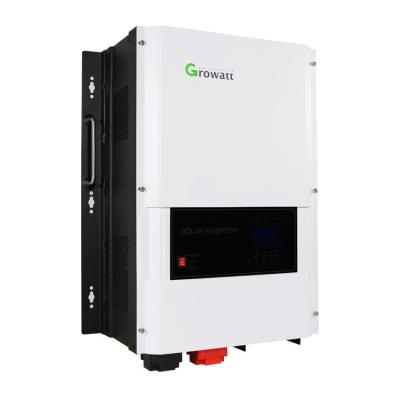 China Growatt SPF 4000-12000T HVM Power Frequency Inverter 220/240VAC Mppt Integrated Solar Load Slot Phase Off Grid Hybrid Inverter 540*360*218mm/650*380*255mm for sale