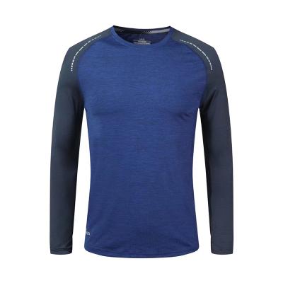 China 2022 Polyester Spandex Sports Comfortable QUICK DRY Outdoor T-shirt Long Sleeve T-Shirt For Men for sale