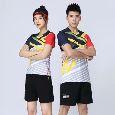 China Breathable Wholesale Cheap Good Quality Sport T-shirt Viable Price Badminton Singlet for sale