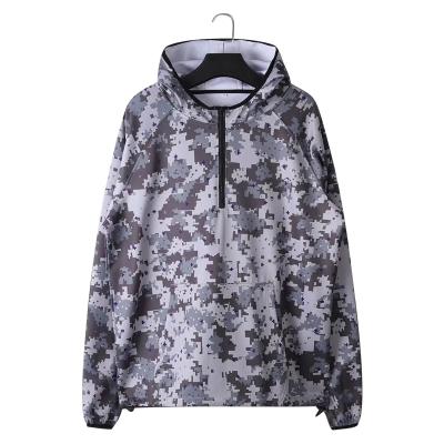 China Custom Fashion Breathable Man Camouflage Hoodie Camouflage Uniforms Gym Wear Sports Loose Wear Active Mens Basketball Training Hoodie for sale