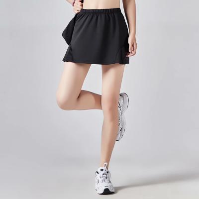 China Quick Dry Polyester Fabric Breathable Design Your Own Logo Badminton Skirt Classic Table Tennis Skirts Sports Skirts for sale