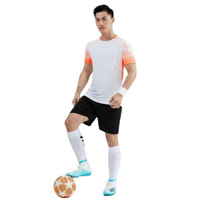 China Cheap Sublimated Custom Football Club Shirt Sets Football Uniform Set Men Customized Soccer Jersey for sale