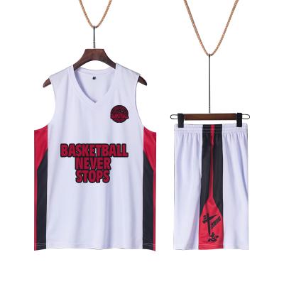 China Breathable Custom Made Basketball Basketball Clothing Wear Sports Uniform Sets Team Uniform Suits Teamwear Club for sale