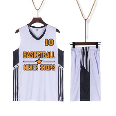 China Breathable Custom Design Breathable Sportswear Athletics Basketball Jersey Team Uniform for sale