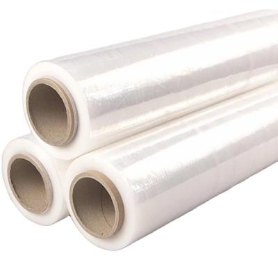 China Factory Direct Clear LLDPE Moisture Proof Hugging Wrap Hand Stretch Films for Wrap or Bundle Products and Pallet Loads for sale