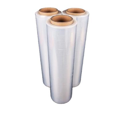 China Factory Direct Clear Moisture Proof LLDPE Cover Package Charter Hand Stretch Films For Wrap or Bundle Products and Pallet Loads for sale