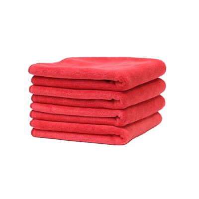 China 40*60cm Quick Dry Car Wash Drying Towel Detailing Cleaning Microfiber Microfiber Washing Dry Cloth Towels Cloth With Coral Fleece for sale