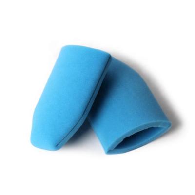 China High Efficiency Blue Car Care Sets Germany Polishing Detailing Polishing Sponge Pads Hand Polishing Foam Waxing Applicator Dressing Pad for sale