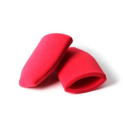 China High Efficiency Red Car Care Polishing Detailing Sets Germany Polishing Foam Pads Hand Polishing Sponge Waxing Applicator Dressing Pad for sale