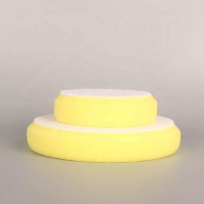 China High Efficiency 4 Inch Double Layer RO Polisher Germany Sponge Polishing Waxing Sponge Pad Cutting Polishing Detailing Car Care Finishing Pads for sale