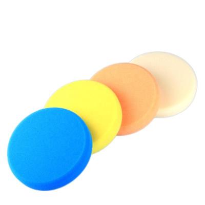 China High Efficiency/Durable 6 Inch Flat Type Polishing Waxing Sponge Foam Cutting Finish Pads For Car Care Detailing Detailing Polishing RO Sealer Polishers for sale