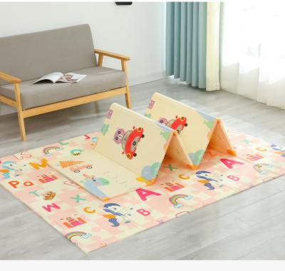 China Eco-friendly.anti-slip.water-proof Baby Game XPE Foam Soft Waterproof Baby Folding Crawling Mat for sale