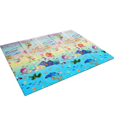 China Amazon's Best-Selling Non-Toxic Baby Folding Mat Extra Large Foam Play Mat Crawl Baby Mat 150*200cm for sale