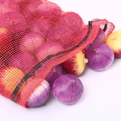 China 1-3years whole sale HDPE material mesh bag knitting raschel mesh bag with high quality for sale