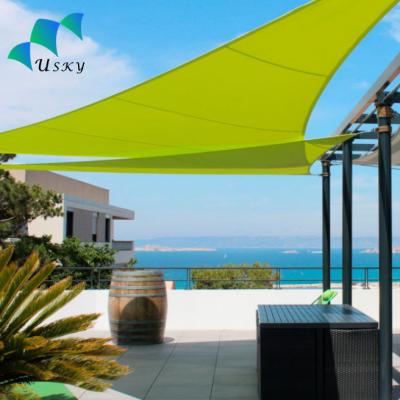 China Durable Hot Selling Waterproof Sun Shade Sail Triangle Oxford With Wholesale Price for sale