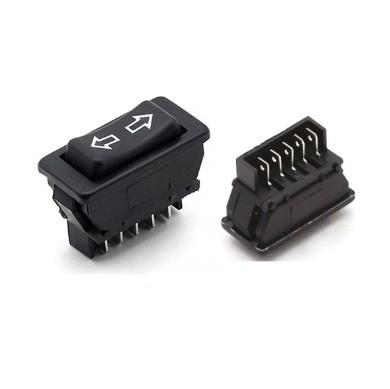 China Renault 5 Pins Rocker Switch Metal Plastic Engine 1.2 16V Universal Power Window for sale