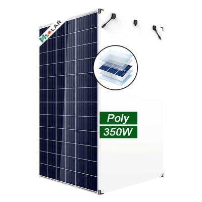 China 25 Years Hubei Aluminum Alloy Hg Glass Solar Panel Double Lowest Price Solar Cell Solar Module Home Solar System 350W330W340W 4 Square Mm for sale