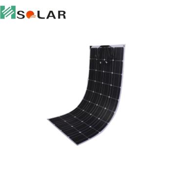 China Flexible High Efficiency 100W ETFE Flexible Mono Solar Panel for sale