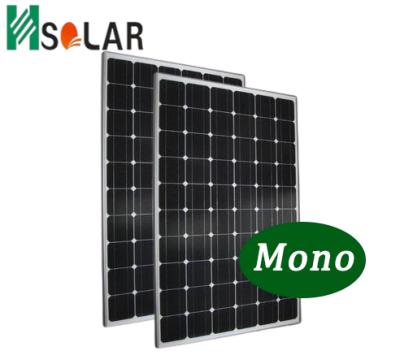 China 2020 new technology price solar panel 250W 260W 270W 280W 290W 300W 310W mono solar panel 4 cells square mm for sale