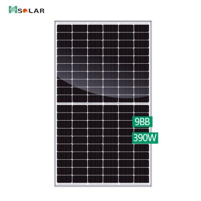 China Hongguang 60cells Mono Monocrystalline Solar Panel 120 Cells 380W 390w Monocrystalline Solar Energy Cells 360W 350W Solar Panels for sale