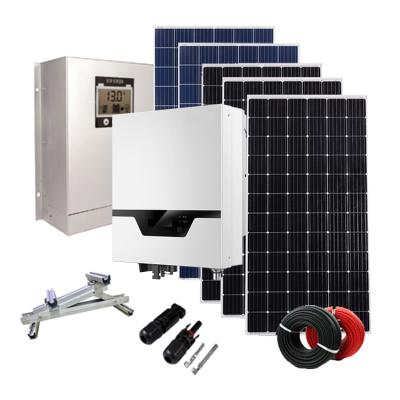 China Home Residential Solar Powered Systems 5KW Grid Tied 10KW 3KW Home Solar Panel Solar Power System for sale