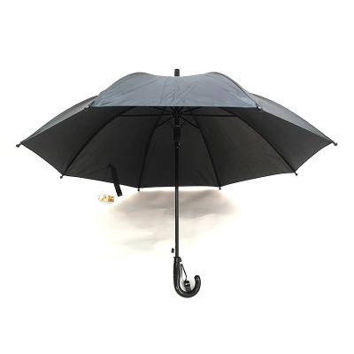 China Contemporary Straight Umbrella Sunny And Rainy Waterproof Automatic Hook Handle With Whistling Pongee High Quality Adults Safe Outdoor for sale