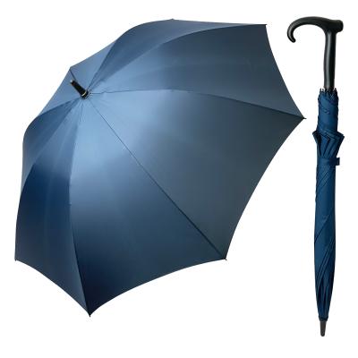 China Coaed Contemporary Straight Handle Black Design Umbrella Kickstand Umbrella Sunny And Rainy Umbrella Outdoor Windproof Outdoor for sale