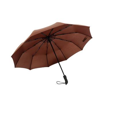 China Contemporary Wholesale Custom Cheap Price Gift Super Waterproof Portable Solid Color 3 Fold Umbrella for sale