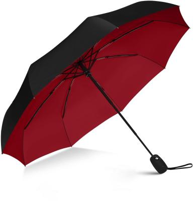 China Hot Selling Minimalist Amazon Automatic Umbrella Gift Promotion 3 Times Umbrellas for sale