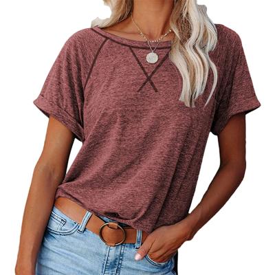 China high quality Anti-wrinkle summer style T-shirt basic crop tops for women T-shirt women wholesale cheap for sale