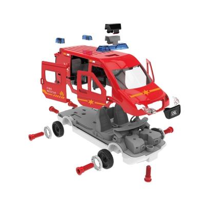 China 2022 Most Popular RC Hobby Kids Toys Diy Assembling Vehicle Combination Wheel Car Free Variety Of Styles For Children 49pcs for sale