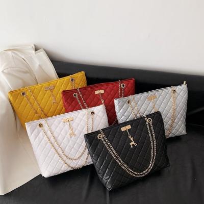 China 2021 hot big brand bag winter famous luxury sale ladies diamond fashion lattice handbags ladies handbags for work for sale