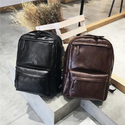 China Fashion Anti-theft Travel Messenger Bag Designer School Mens Large Capacity Leather Backpack for sale