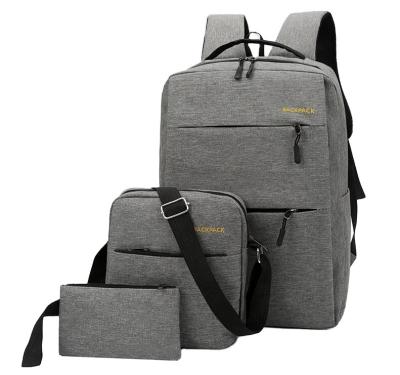 China High Quality School Bags Anti Theft Large Capacity 3 In 1 Set Laptop Bags Backpack for sale