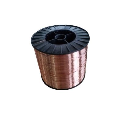 China Coil Nail 0.7mm Coil 18kg Copper Coated Steel Wire For Fastening Nails for sale