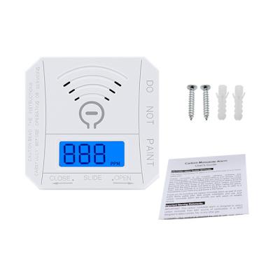 China Electrochemical Battery Operated Sensor A Co Alarm Detector Oxide Gas Leak Smoke Co Detector Alarm for sale