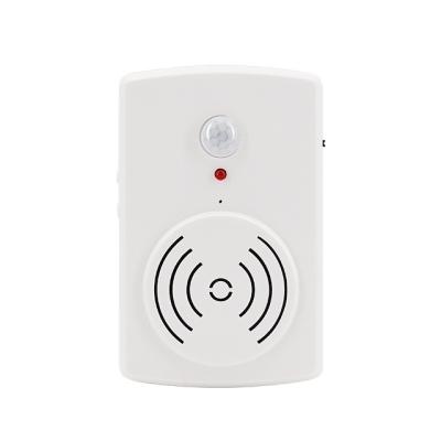 China Alarm Sound Wireless Recordable Indoor Portable Security Voice Motion Sensor Speaker Game Audio Player for sale