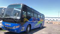 Κίνα Χρησιμοποιημένο λεωφορείο δύο όχημα 47seats λεωφορείων ZK6107H Yutong μηχανών Raer Rhd πολυτέλειας πορτών προς πώληση