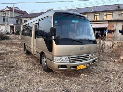 China Used Commercial Bus Toyota Coaster 30seats 2TR Engine 2016-2020 for sale