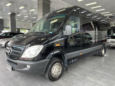 China Used Luxury Buses Benz Commercial Mini Bus 19 Seats Front Engine Daimler Engine EURO V for sale