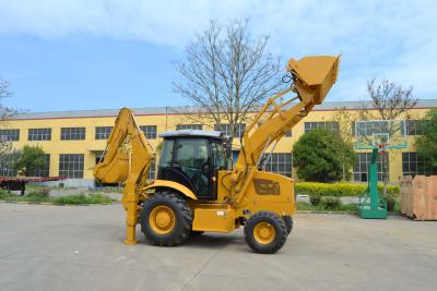 China Used International Trucks 8 Tons Curb Weight Brand New Backhoe Loader Yuchai Engine 1.3m³ Loader Capacity for sale