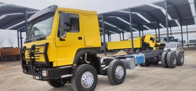 Chine Châssis utilisé de camion de cargaison de Sinotruck Howo de mode d'entraînement des camions 8×4 de cargaison 11 mètres long 12 pneus à vendre