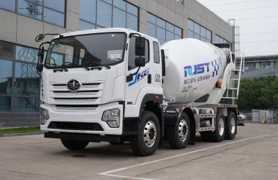 中国 Reliable Jiefang Mixer Truck 8CBM Diesel Engine 320hp 12 Wheels Concrete Mixer Machine 販売のため